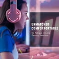 thumbnail image 4 of RUNMUS Gaming Headset with Noise Canceling Mic & LED Light, Xbox Headset with Bass Surround Sound, Compatible with PS4 PS5 Xbox One PC MAC Laptop, 4 of 6
