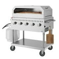 thumbnail image 2 of 36 in. Commercial Outdoor Propane Grill With Pizza Oven in Stainless-Steel (CGKIT3-36P), 2 of 13
