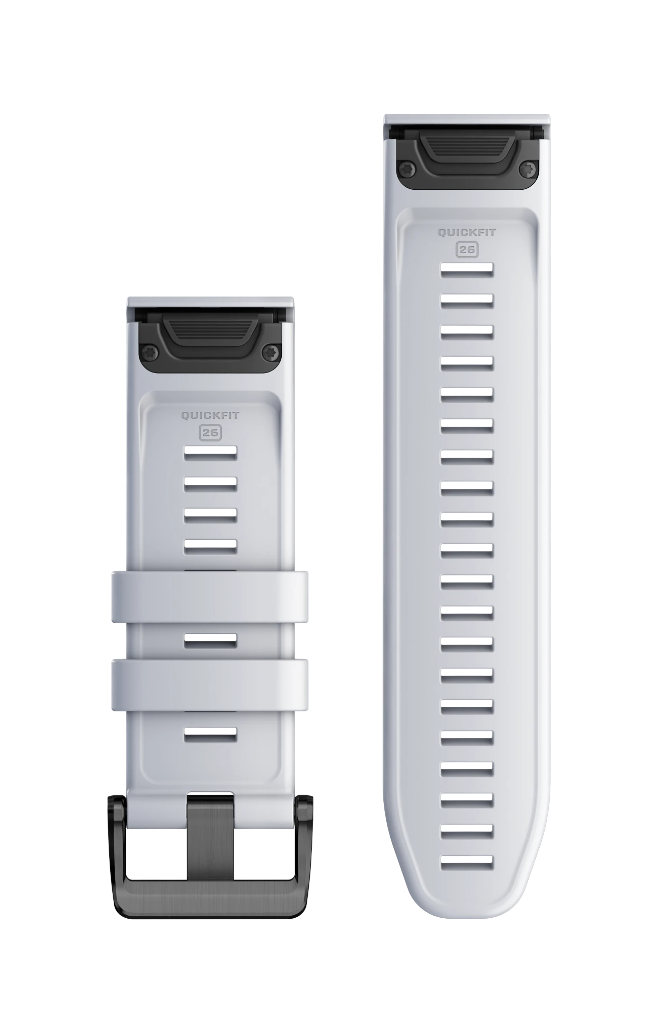 Garmin QuickFit® 22 Watch Bands, Carrera White Silicone