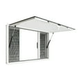 thumbnail image 2 of Concession Stand Serving Window with Awning Door, 48x30 inches Food Truck Service Awning with Sliding Screened Mesh, 2 of 11