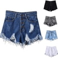thumbnail image 4 of JJHGVB Denim Jean Shorts Straight Leg Jean Shorts Jean Shorts for Women Denim Shorts Summer Jumpsuit Thin Jeans Shorts Jean Shorts Retro Jeans Shorts Shorts with Pocket Classic Dark Blue S, 4 of 4