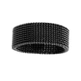 thumbnail image 4 of Sonducket Anillo Unisex Acero Anillo Mujer Hombre Malla Anillo Universal Múltiples Tamaño Mano Pareja Joyería, Blanco, Talla 17 Ropa, zapatos y accesorios Miscelánea Negro diecinueve Sonducket AP000808-08, 4 of 6