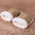 thumbnail image 2 of Guantes de invierno para cochecito, impermeables, de forro polar, para manos, accesorios para cochecito (camello) Ehuebsd sin BPA, 2 of 6