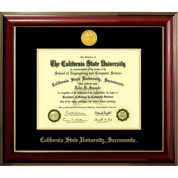 California State University, Sacramento Classic Diploma Frame