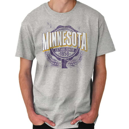 Brisco Brands State of Minnesota Game Day MN Short Sleeve Adult