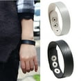 thumbnail image 2 of Black PU Leather Adjustable Design For Men And Women Versatile Daily Wear Jewelry Gift, 2 of 8