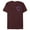 Burgundy, variant on Men's NEFF Find Your Inner Peace Go Nowhere Small  Graphic T-Shirt