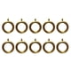 thumbnail image 3 of Anillos de cortina Baoblaze 10pcs Color dorado, 3 of 8