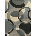 thumbnail image 2 of Hauteloom Pitman Wool Living Room, Bedroom Area Rug - Modern - Gray, Black, Green - 8' x 10'-Kidney, 2 of 9