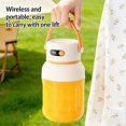 thumbnail image 4 of Portable Mini Juicer Cup, USB Rechargeable, Small Lightweight Personal Blender with Food-Grade Materials and Stainless Steel Blades for Smoothies, Milkshakes, and Juicing, 300 ml Capacity, 4 of 8