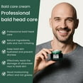 thumbnail image 4 of Cremas y humectantes 50 g Crema para la calvicie Crema para el cuidado del cuero cabelludo Hidratante Nutritiva y cuidado del cuero cabelludo Adecuado para hombres calvos Crema de afeitar para hombres, 4 of 7