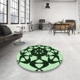thumbnail image 3 of Ahgly Company Indoor Rectangle Patterned Dark Forest Green Area Rugs, 5' x 7', 3 of 6