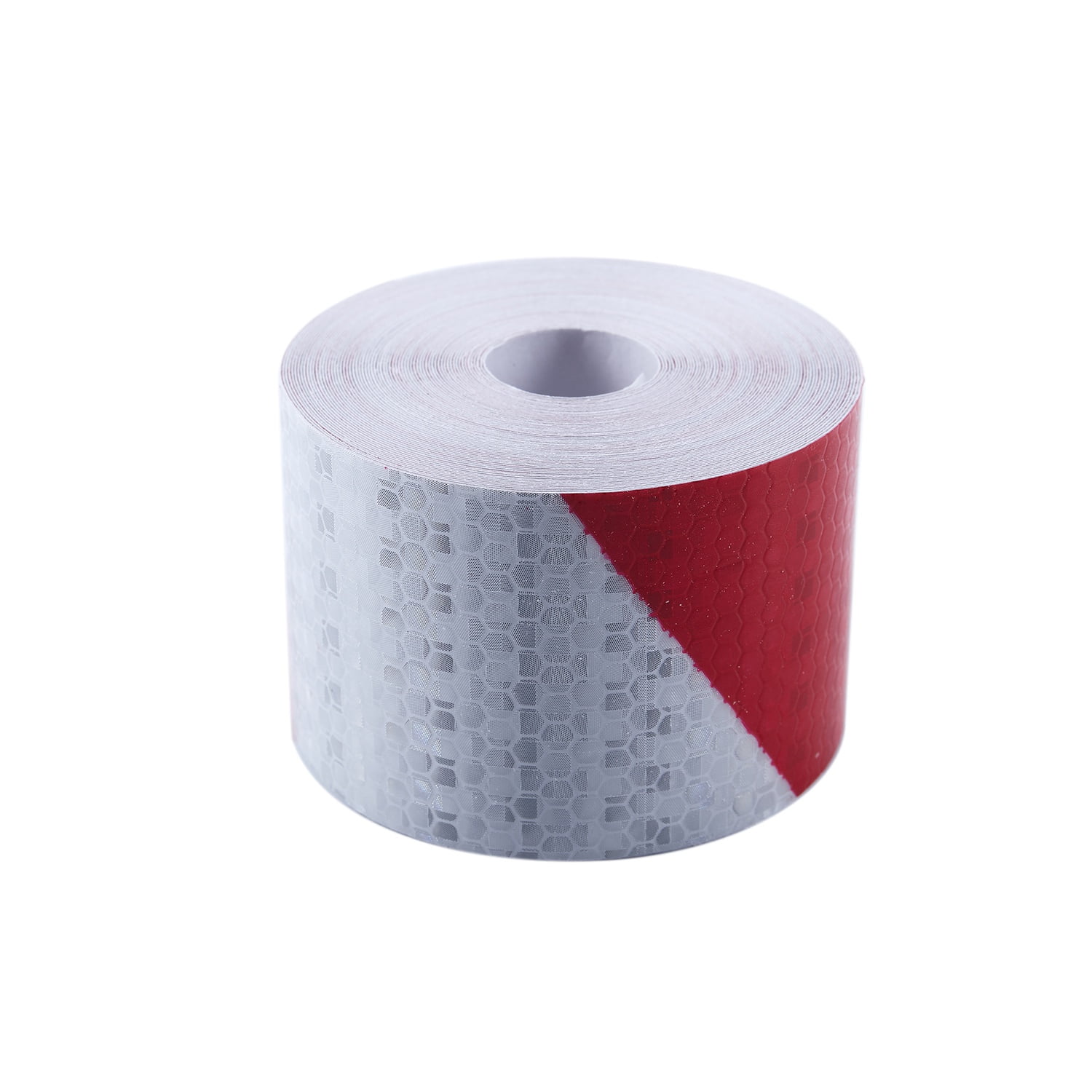 Safety Reflective Warning Tape Caution Self-adhesive Tape Red&Silver 5cm*10m 