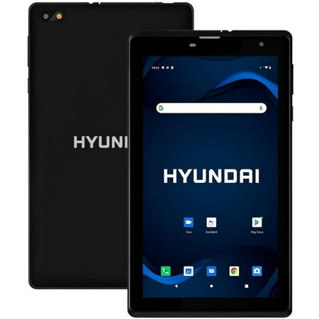 Hyundai HyTab Plus 7LB1, 7" Tablet, 1024x600 IPS, Android 10 Go edition, Quad-Core Processor, 2GB RAM, 32GB Storage, 2MP/5MP, LTE, Black