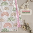 thumbnail image 5 of Gllquen Baby Blanket for Girls Super Soft Plush Minky Blanket for Toddler, Newborn, Infant 30"x 40", Colorful Rainbow, 5 of 9