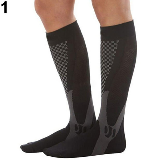 Men Women Breathable Running Sports Leg Support Compression Stretch Socks