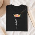 thumbnail image 3 of Jollimate Floral Jesus T-Shirt, Women's Faith Shirt, Religious Gift For Her, Believer Gift, 3 of 6