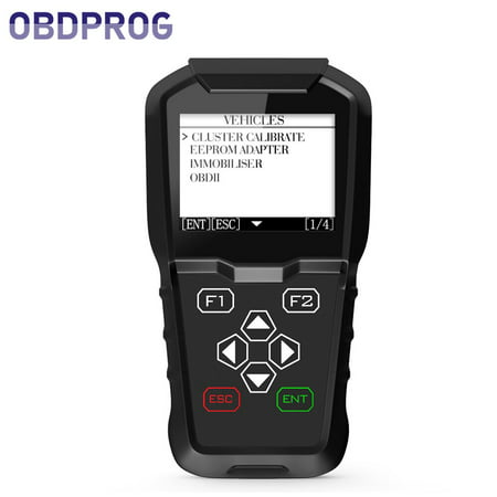 OBDPROG MT601 Key Programmer Mileage Adjustment OBD2 Pin Code Reader Odometer Correction Car Diagnostic Tool IMMO (Best Mileage Correction Tool)