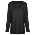 thumbnail image 4 of Xuanfei Women Front Pocket Round Neck Long Sleeve Top, 4 of 7