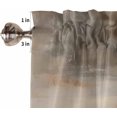 thumbnail image 5 of Brown Gray Ombre Window Short Curtains 63 Inch Length, Abstract Modern Oil Painting Art Rod Pocket Window Treatment Kitchen Drapes for Bedroom, Cafe, Living Room, 2 Panels, 52 W x 63 L, 5 of 5
