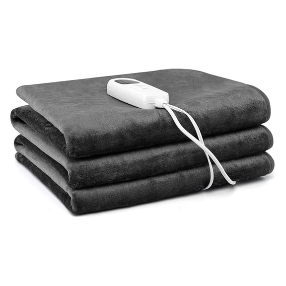 Heated Mattress Pad, Twin Size Massage Table Warmer with 5 Heat Settings, 8H Timer & Overheat Protection, Electric Heating Bed Warmer, 71" x 30" Grey