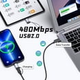 thumbnail image 3 of Conector Cargador Tipo C No para Audio/OTG IPhone 15/iPad Air/Samsung, 3 of 9