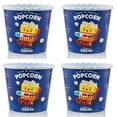 thumbnail image 1 of Modern Style Reusable Plastic Popcorn Box / Popcorn Containers / Popcorn Bowls Set for Movie Theater Night - (BPA Free - BLUE 4 Pack-75 oz), 1 of 4