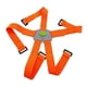 thumbnail image 3 of Soporte para bolsa frontal Soporte Correa Fila Esqueleto Cesta Hombro Mochila con hebilla naranja y gris kusrkot Correa de soporte delantero de bicicleta, 3 of 8