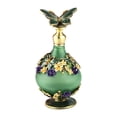 thumbnail image 1 of Perfume Bottle Flower Painting Capa de mariposa Multifunción Fuga PROPUNTA Botella de vidrio Pequeño Dispensador de perfume para niñas, 1 of 8