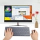 thumbnail image 4 of Combo de ratón del teclado, Elegante Ángulo de inclinación ergonómica mini teclado inalámbrico, enchufe y reproducción para para el accesorio de computadora para el hogar, 4 of 7
