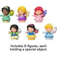 thumbnail image 6 of Fisher-Price Disney Princess Gift Set by Little People, 6 Character Figures for Toddlers and Preschool Kids Ages 1 to 5 Years [ Exclusive], 6 of 6