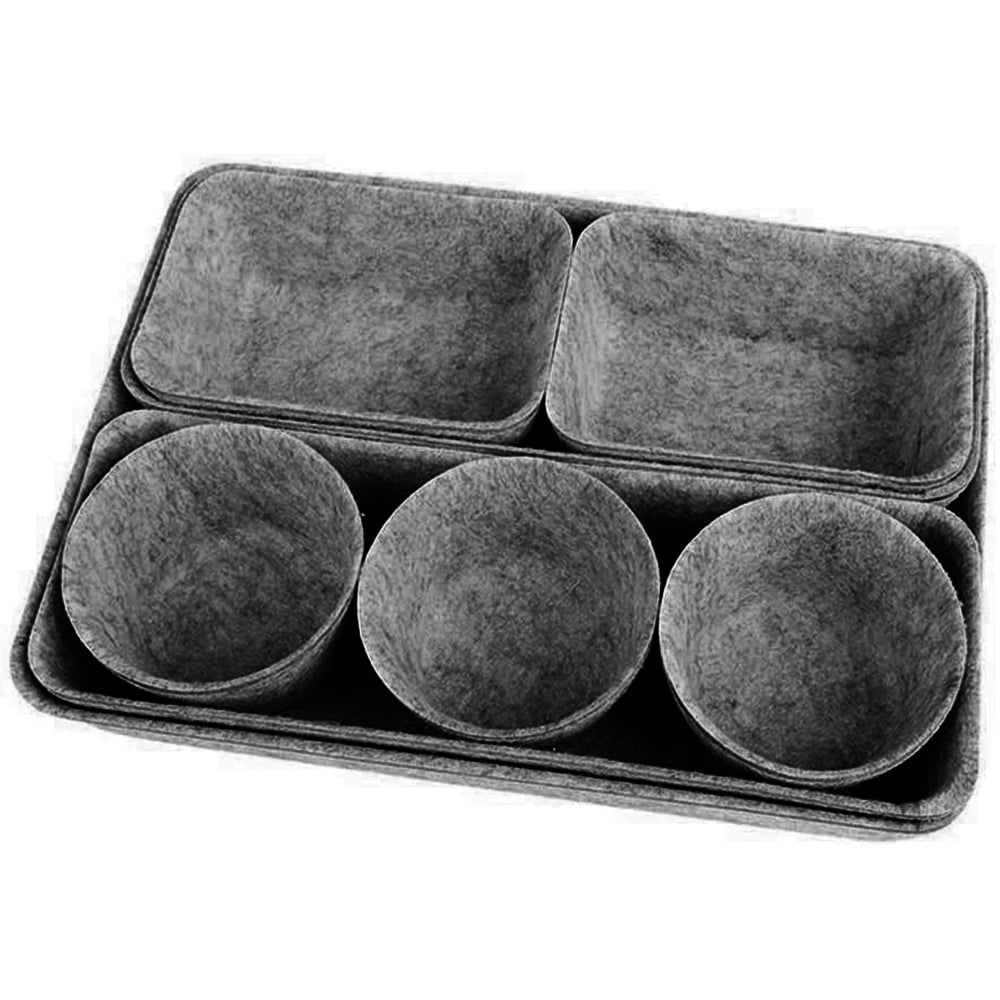 8 pack Drawer Organizers Bins Trays Drawers Dividers Storage Bin Shallow Organizing Box for