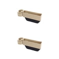 thumbnail image 3 of Speravity Catcher Organizer Car Side Slit Bag ABS Automóvil Slit Holder Auto Side Almacenamiento ajustable beige 2piezas Speravity CBP170861, 3 of 6