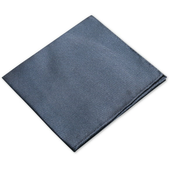Ryan Seacrest Mens Textured Silk Pocket Square, Blue, One Size