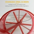 thumbnail image 6 of Handheld Plastic Flour Sifter with Stainless Steel Fine Mesh Screen for Baking, Sugar, Coffee, and Kitchen Essentials, 6 of 8
