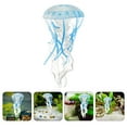 thumbnail image 3 of Shisuyan Jellyfish Figurine Sky-Blue Plastic 2Pcs 4.7x2.4x2.4in, 3 of 8