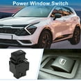 thumbnail image 2 of Interruptor de ventana eléctrica Unique Bargains para el lado del pasajero para Kia Sportage R 2010-2015 Negro, 2 of 7