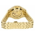 thumbnail image 4 of Bulova Octava Crystal Accents Stainless Steel Skeleton Gold Dial Automatic 98A292 Men's Watch, 4 of 4
