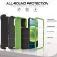 thumbnail image 5 of Funda de teléfono híbrida de alta resistencia, carcasa con Clip para cinturón para IPhone 16, 15, 14, 13, 12, 11 Pro Max, 14Plus, XS, XR Otter, 5 of 5