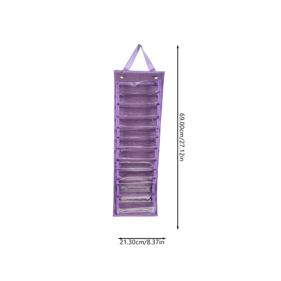 KONTONTY 1Pc Hanging Vinyl Roll Holder with Multi Compartments for Organized Craft Room Storage
