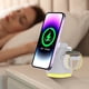 thumbnail image 1 of Ofertas Exclusivas en Línea, Cargador inalámbrico magnético tres en uno de 15 W, carga rápida, luz LED plegable, carga inalámbrica Akmoler, 1 of 8