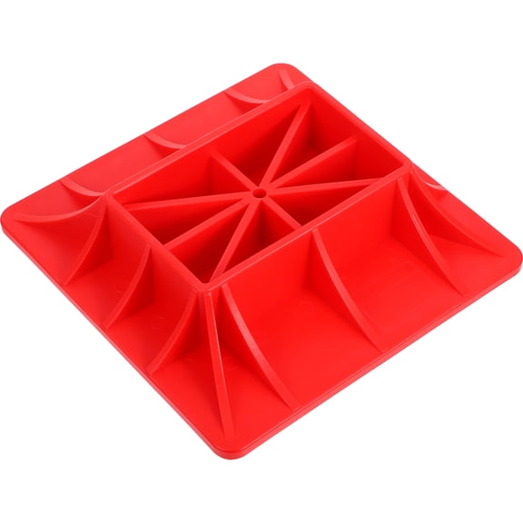 HEMOTON Silicone Tray Bracket for Daily Use Red Versatile Practical Lift Jack Pad Thickened Floor