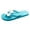 Sky Blue, variant on Women's Summer Casual Flat Sandals Open Toe Flip Flops For Beach And Everyday Wear Comfortable -On Footwear