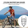thumbnail image 3 of Miangastore Durable Bike Carrier Rack Back Stand Folding Cargo Rack Bike Rear Shelf Luggage Carrier for Outdoor, 3 of 8