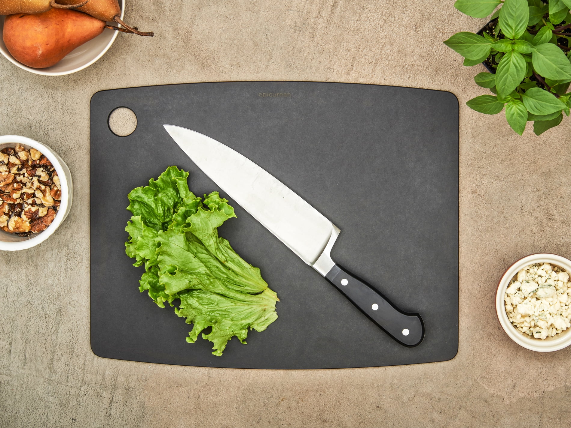 Epicurean Kitchen Series Cutting Board, 11.25" x 14.5", Nutmeg