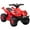 Rouge, variante sur Qaba Quad pour Enfants 6 V avec Musique, avant, pour Tout-Petits de 2 à 6 Ans, Rose