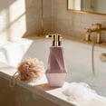 thumbnail image 6 of Doghiosgha 400ML Plastic Soap Dispenser, Refillable Pump Dispenser Bottle for Bathroom Vanity Countertop Use, Rose Gold, 6 of 6