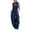 Blue, variant on Tqcoqu Women's Sleeveless Tie Neck Cutout Romper,Elastic Waist Wide Leg Linen Blend Jumpsuit with Pockets & Back Zipper,Beige Women's S-XXXL