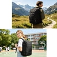 thumbnail image 4 of Travel carry on Backpack Laptop Business 17 Inch Business Slim Sturdy College School Computer Bag Gift for Men & Women.Black, 4 of 8