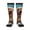2 Black-1, variant on Cute Angel Winged Dog print thigh-high socks, crafted for both men and women with a stretchy, high-opaque design perfect for daily wear